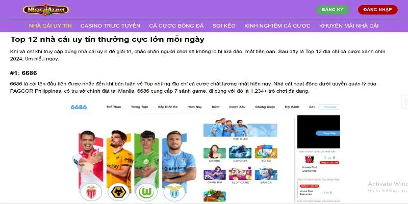 Chuyên mục review và tổng hợp các nhà cái có khuyến mãi cực khủng